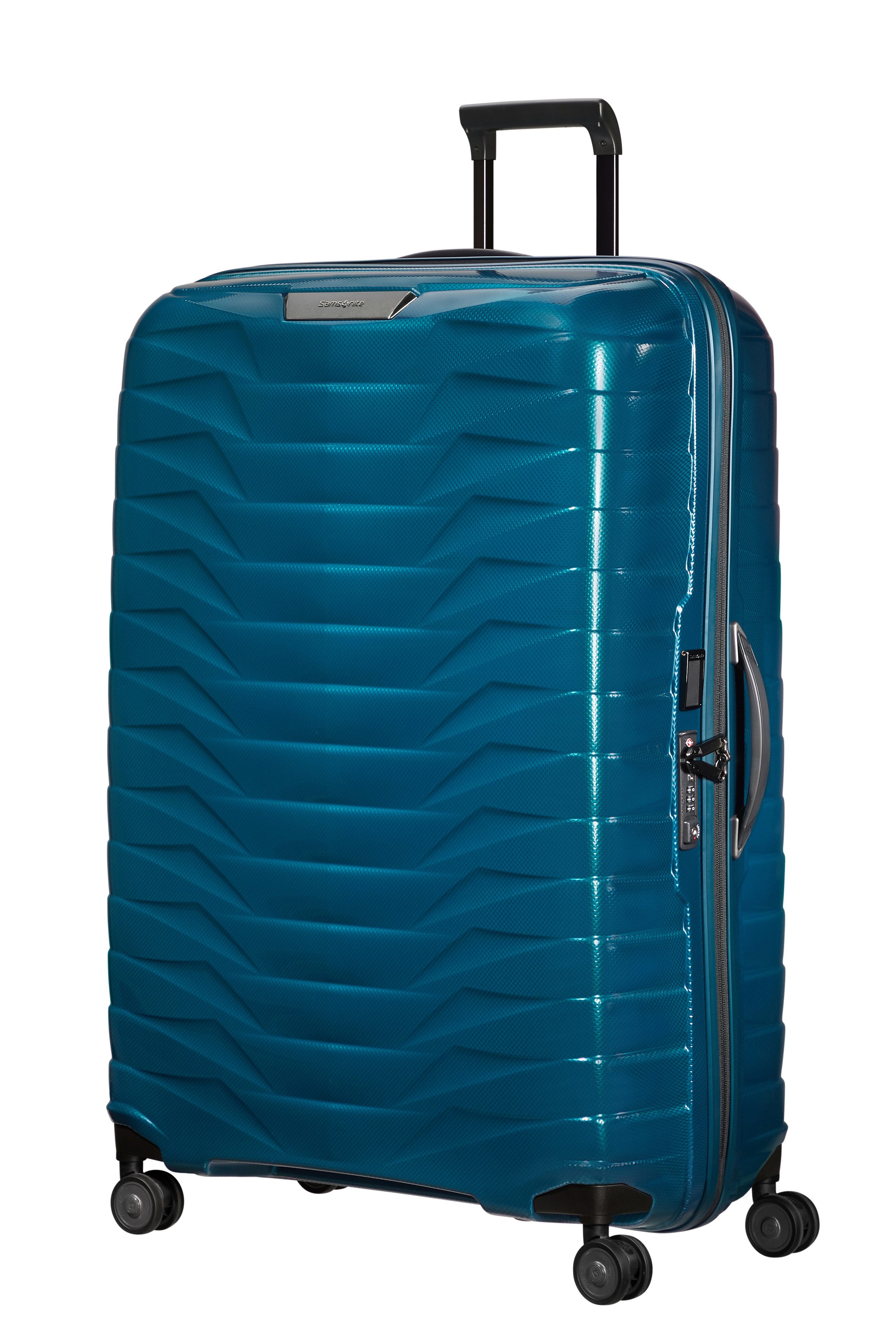 Samsonite Hartschalen-Trolley PROXIS 86, 4 Rollen, mit viel Stauraum, mit USB Anschluss, mit mehreren Tragegriffen