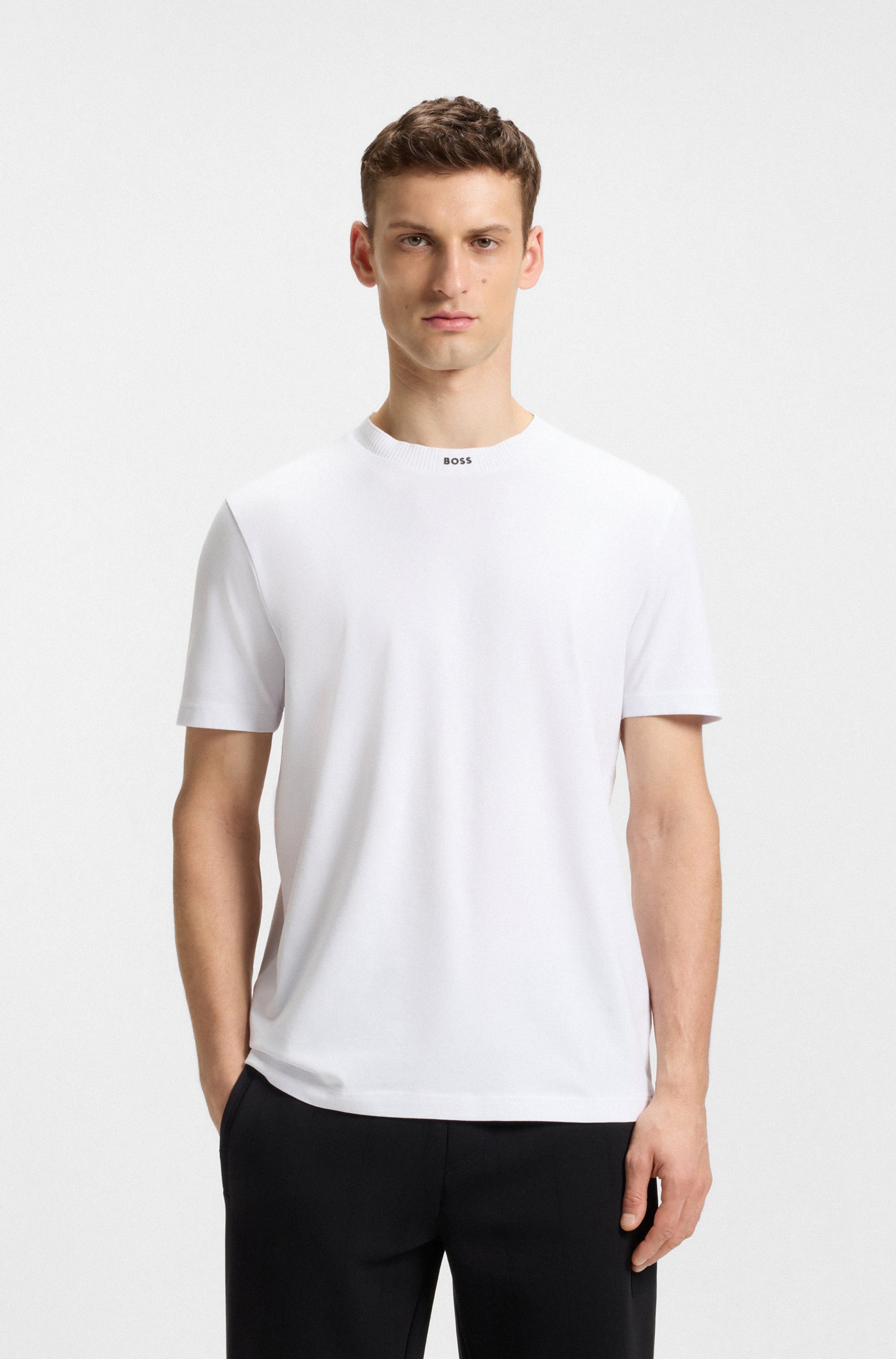 BOSS GREEN T-Shirt Tee Rib mit günstig online kaufen