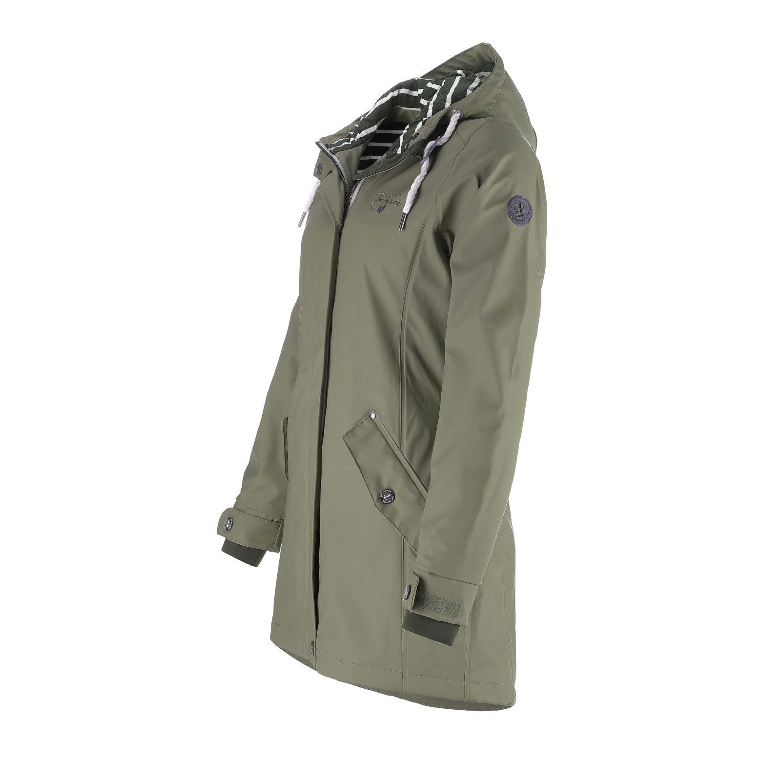Dry Fashion Regenjacke Damen Regenmantel Kiel mit verstellbarer Kapuze - wi günstig online kaufen