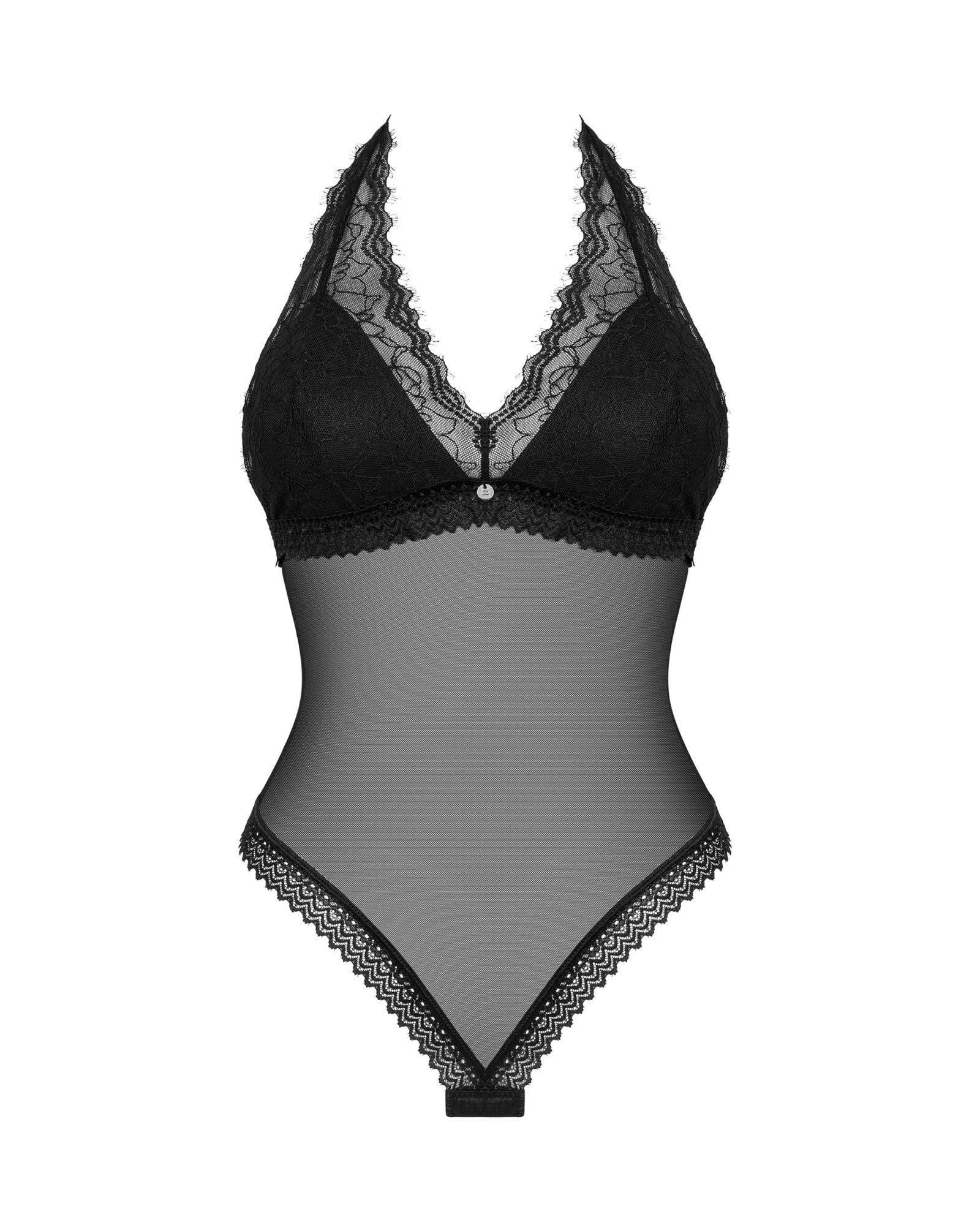 Obsessive Body Medilla transparenter Body - schwarz (1-tlg) transparent