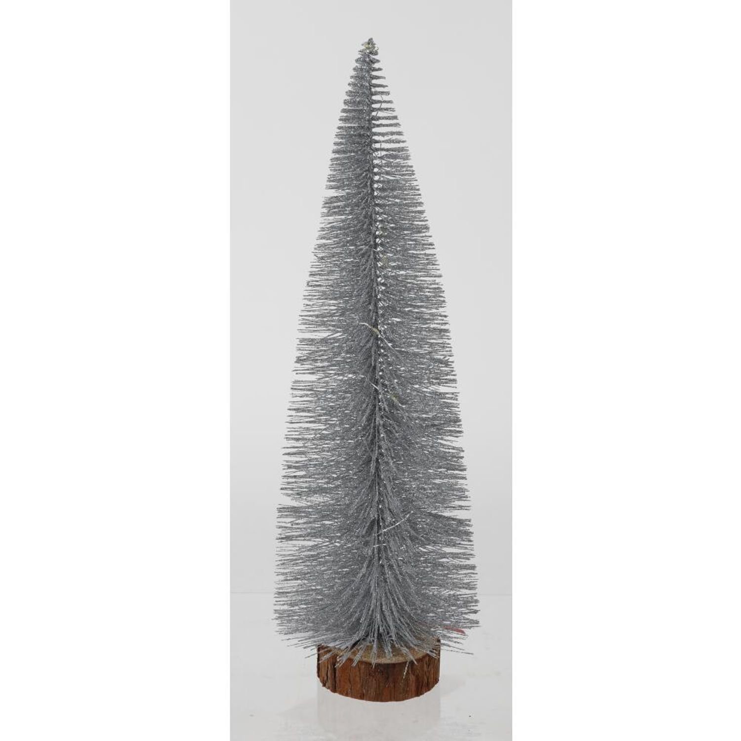 BURI Dekofigur Weihnachten woh Weihnachtsbaum Dekobaum H=50cm Dekoration Advent 25LED