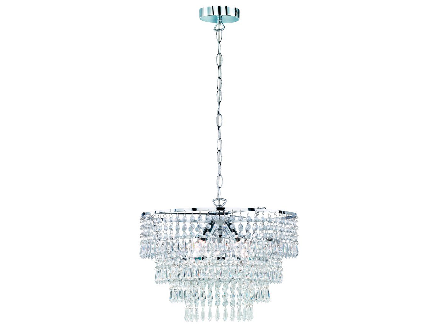 Reality Leuchten LED Kronleuchter, Dimmfunktion, LED wechselbar, Warmweiß, günstig online kaufen