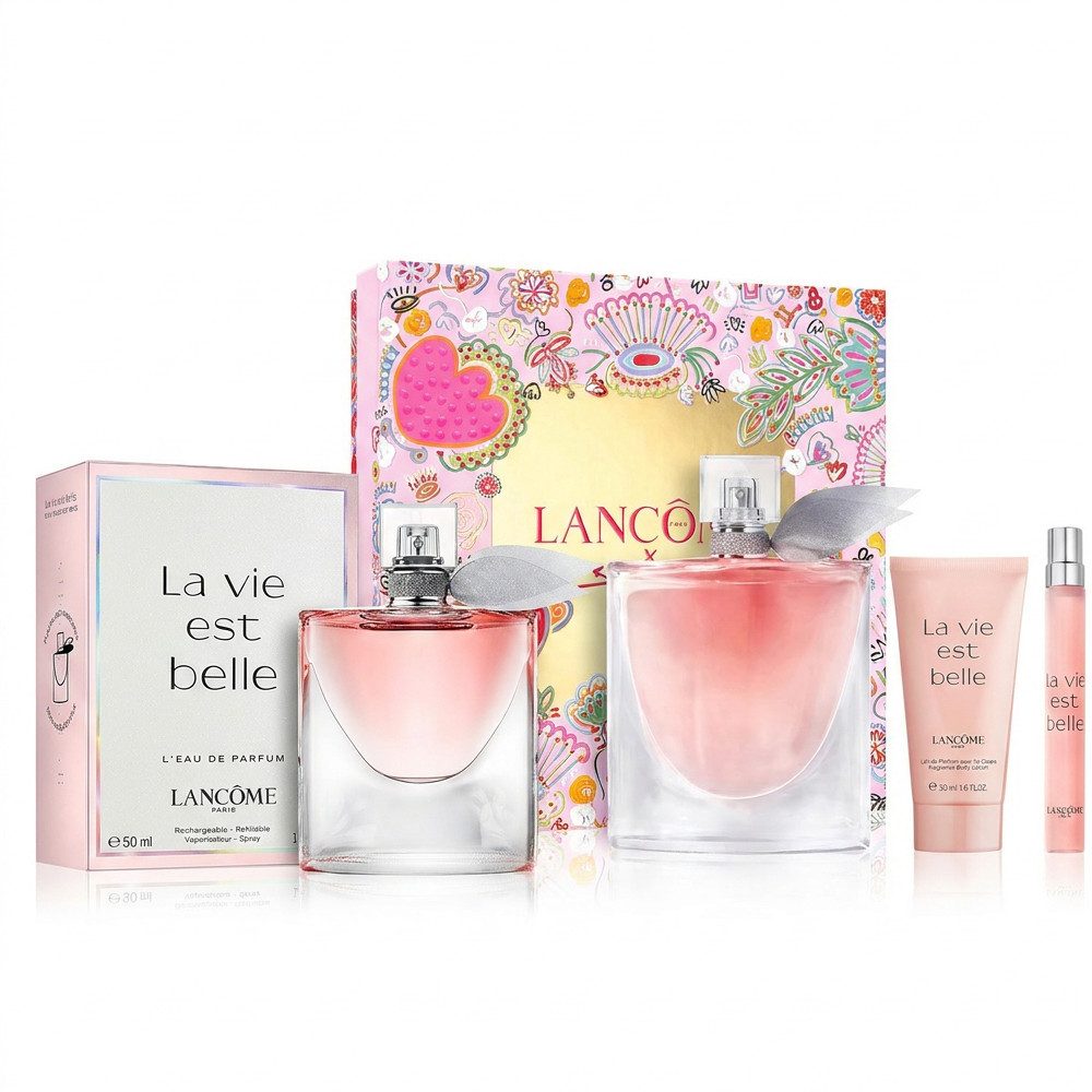 LANCOME Eau de Parfum Lancome La vie est belle Duft und Pflegeset Duo, Kombination aus Duftklassiker und ergänzendem Duftset