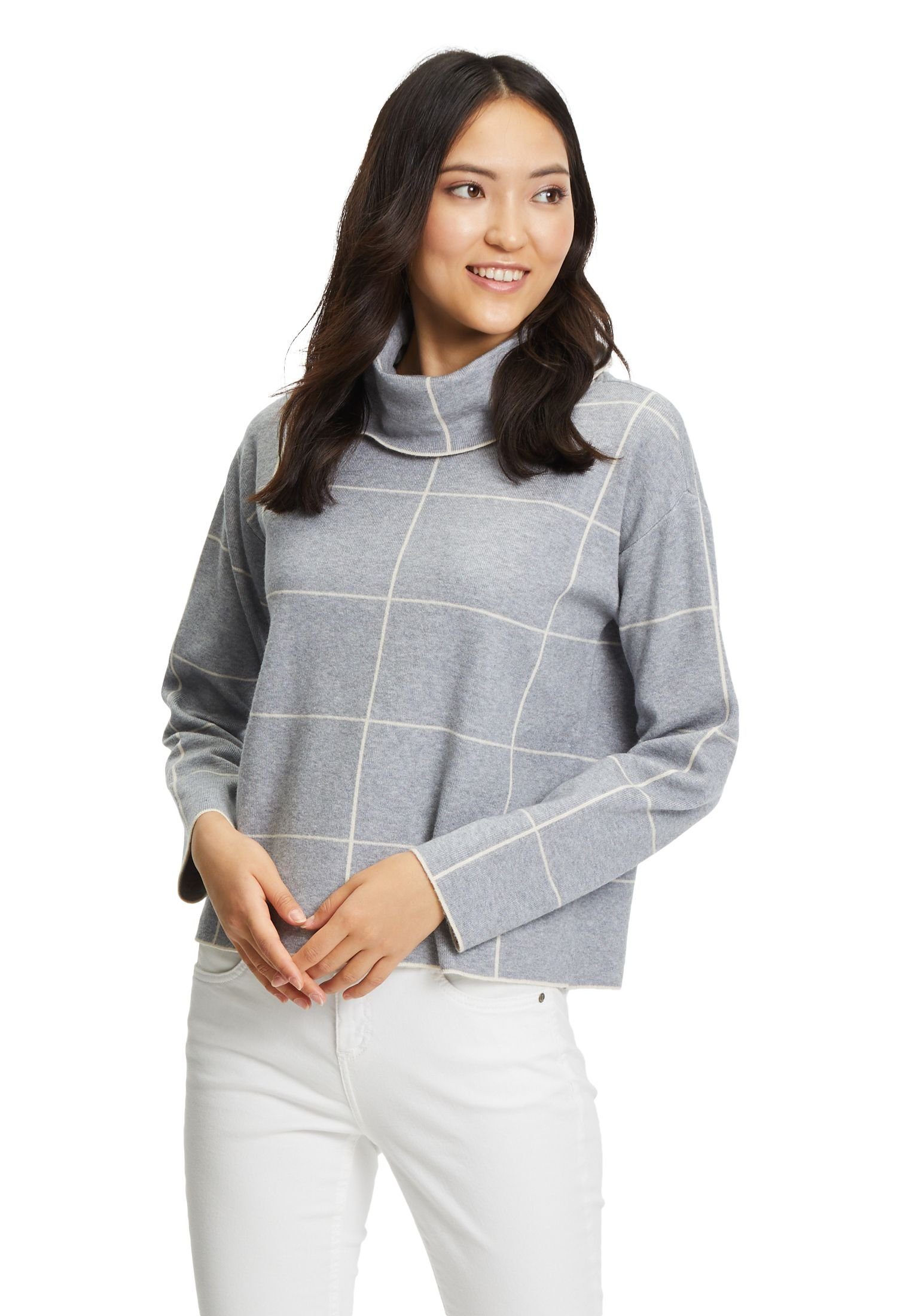 patch Barclay Betty grey/beige Strickpullover