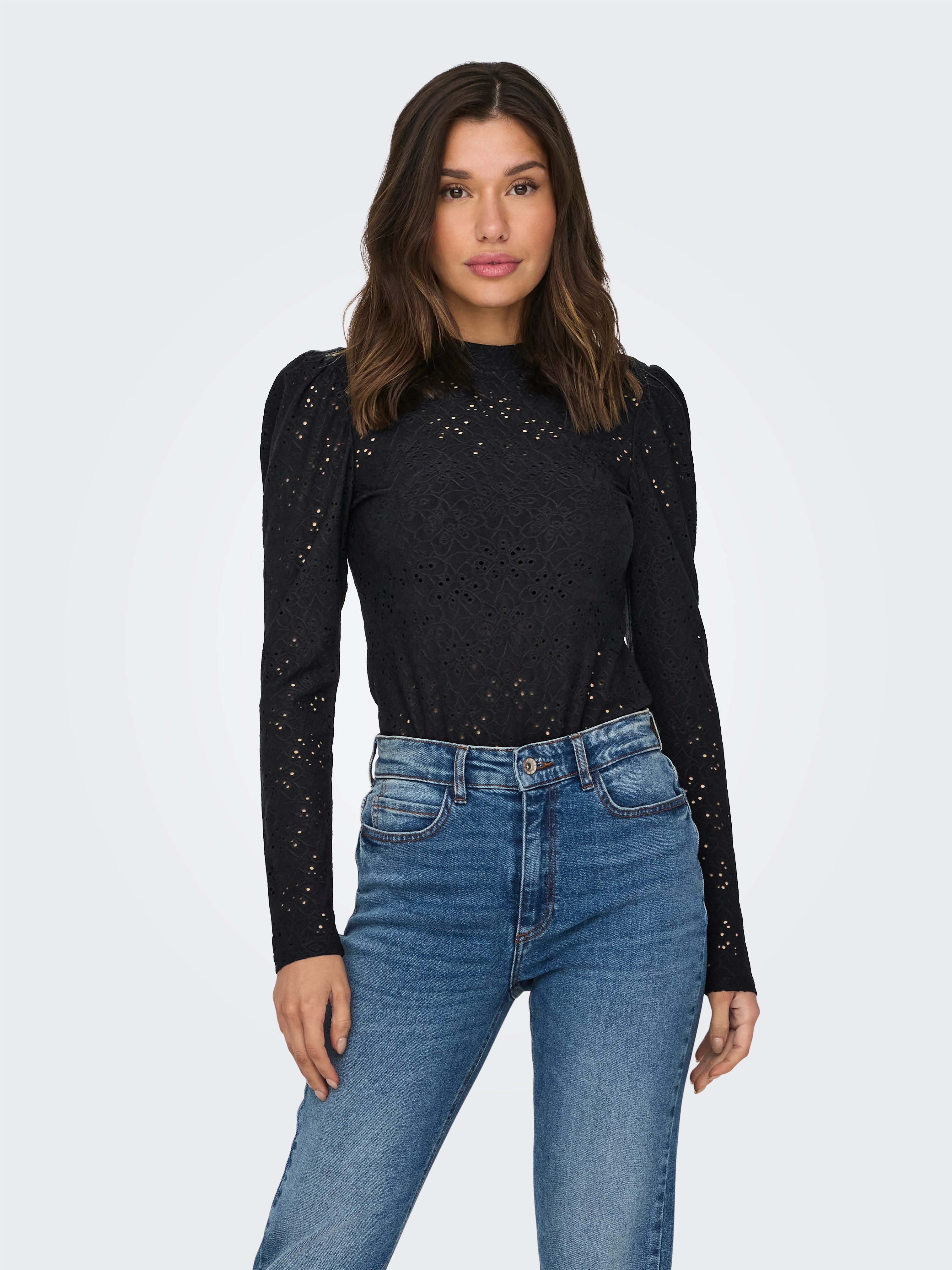 ONLY Langarmshirt ONLSMILLA L/S PUFF TOP günstig online kaufen