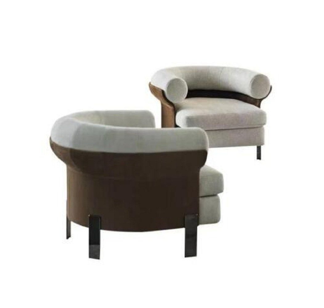 JVmoebel Sessel Luxuriöse Sessel Modern Sessel Fernseh Couch 1 Sitzer Sofa Textil (1-St., 1x Sessel), Made in Europa