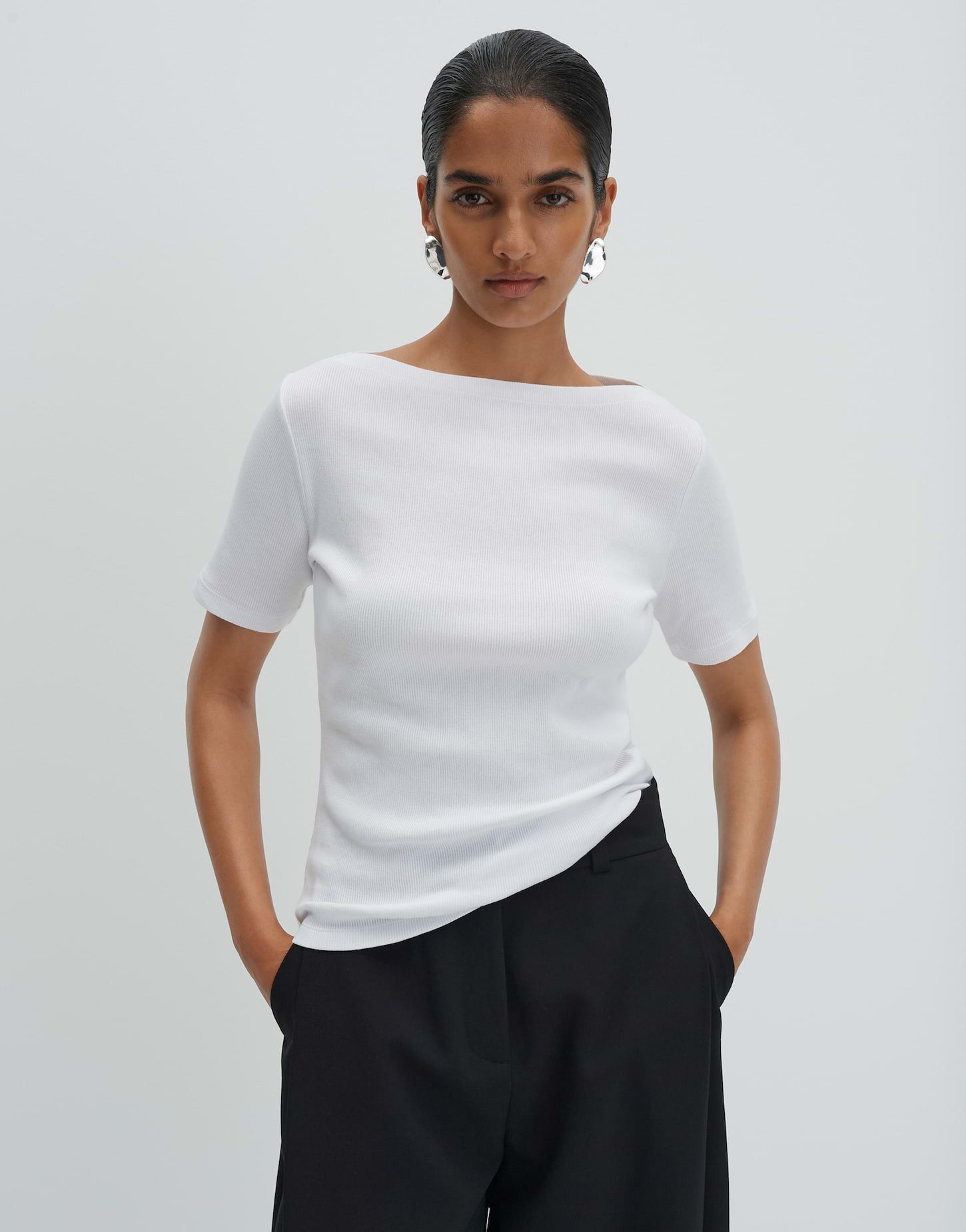 someday 3/4-Arm-Shirt Klenja Schmale Passform, elastisch und figurbetont