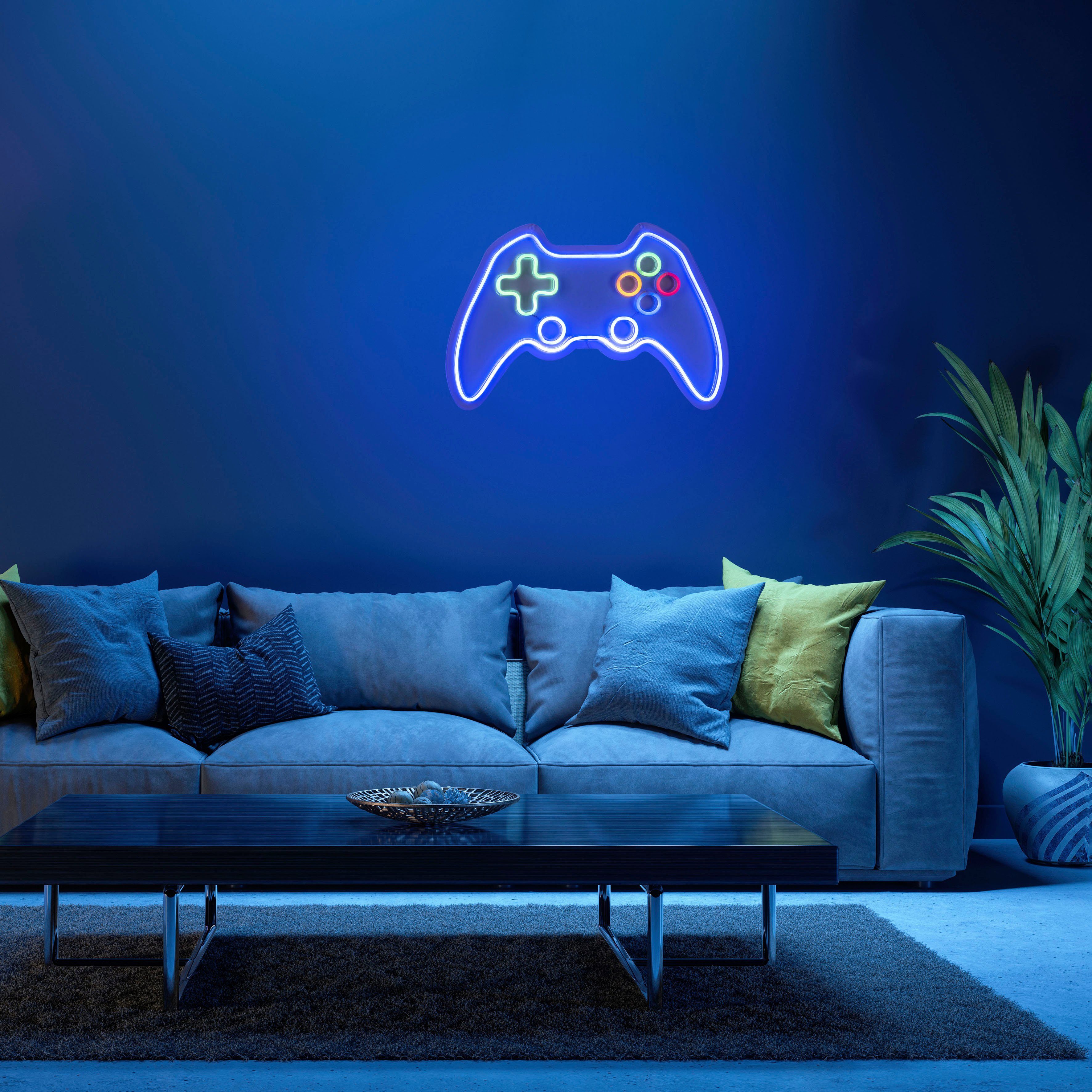 JUST LIGHT LED Wandleuchte NEON-GAMER, LED günstig online kaufen