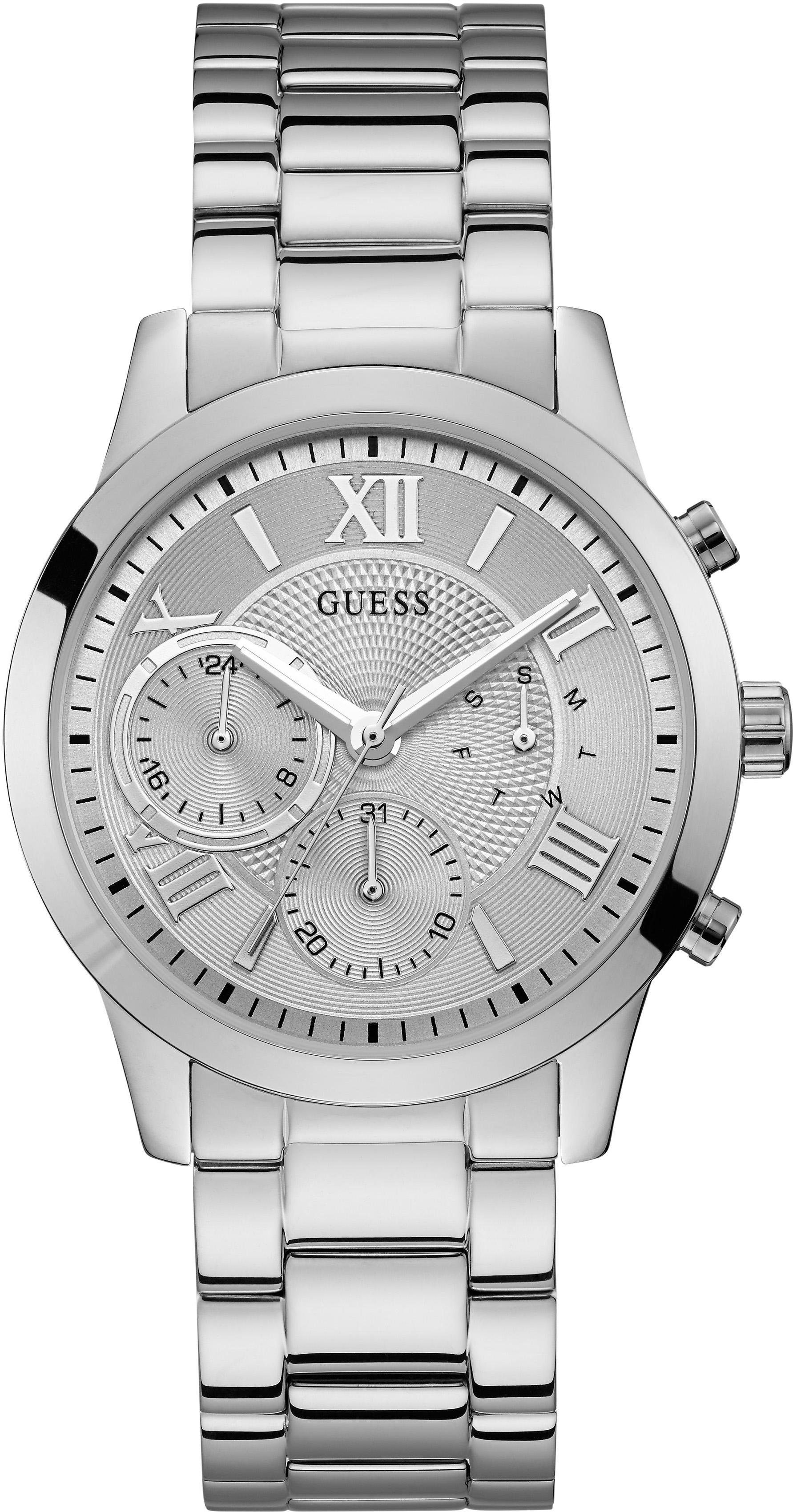 Guess Multifunktionsuhr SOLAR W1070L1, Armbanduhr, Quarzuhr, günstig online kaufen