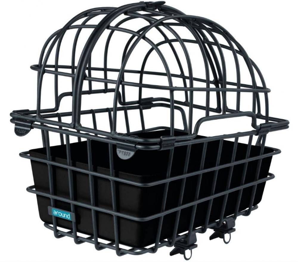 Around Fahrradkorb Around Hundekorb Luna Alu schwarz  Stabiler und moderner günstig online kaufen