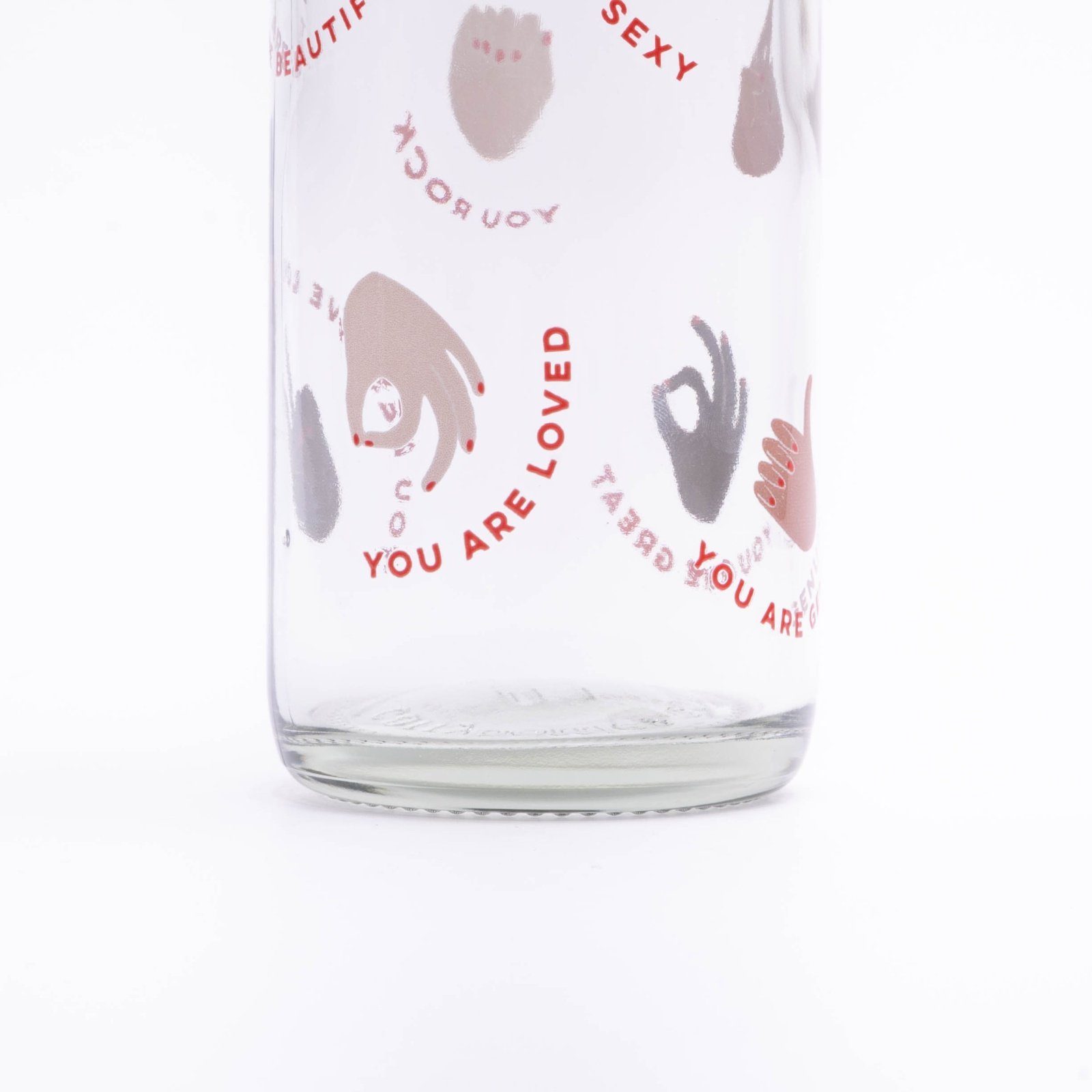 yogabox Trinkflasche CARRY 0.7 Regional produziert l GLAS, POWER UP