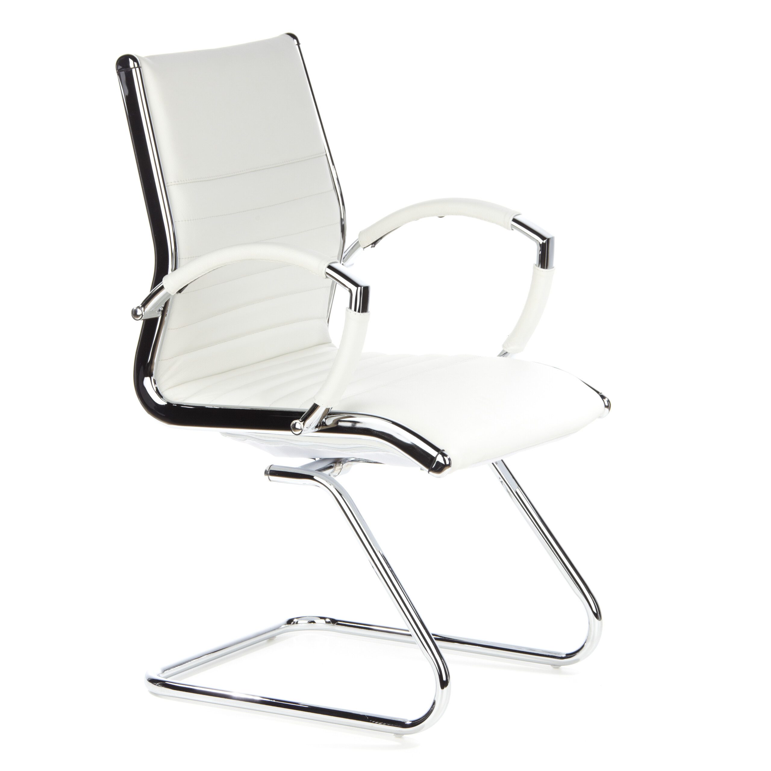 hjh OFFICE Freischwinger Freischwinger PARMA V Leder mit Armlehnen (1 St), günstig online kaufen