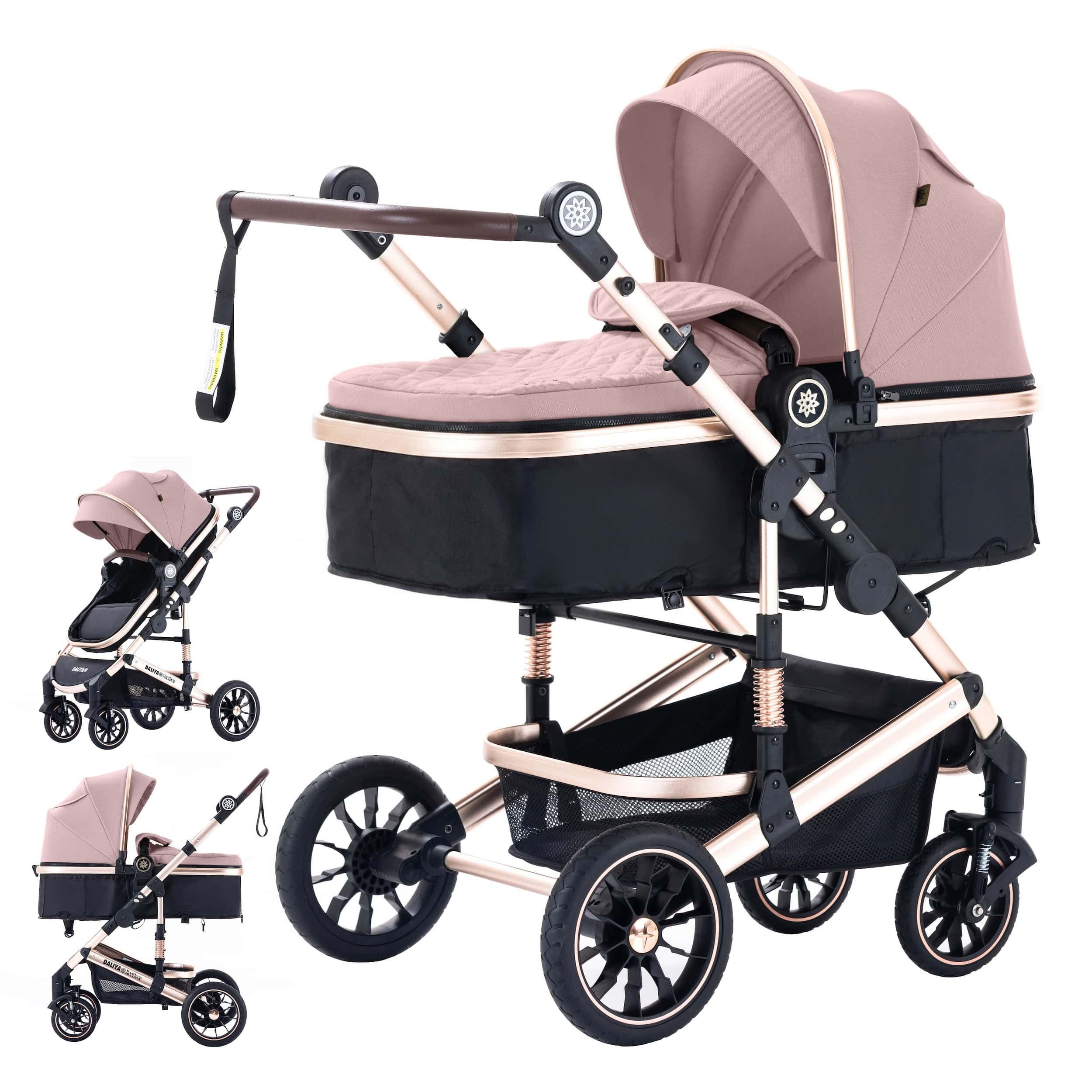 Daliya® Kombi-Kinderwagen NEOMOVE 2in1 Kinderwagen, Buggy und Babywanne in einem, Babywanne und Sportsitz, Alu-Rahmen, Großer Einkaufskorb