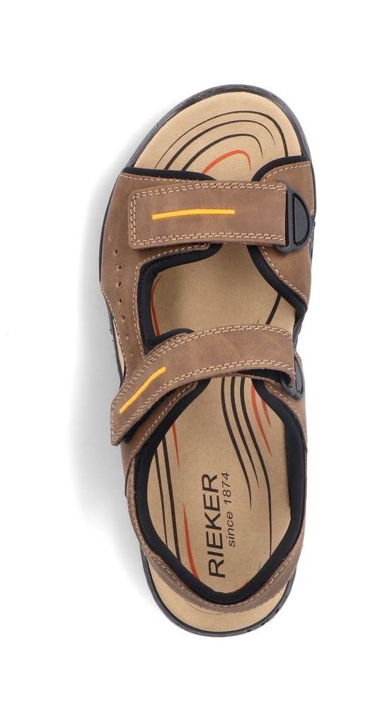 Rieker Trekkingsandale 21760-24 kaffeebraun Herren Sandale