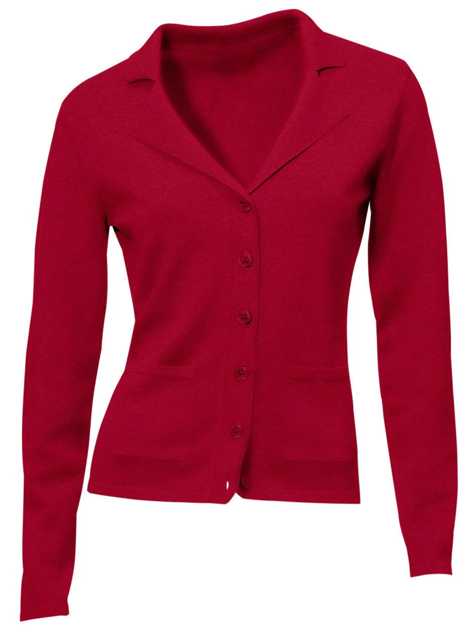 Strickjacke Feinstrickjacke Langarm Feinstrick