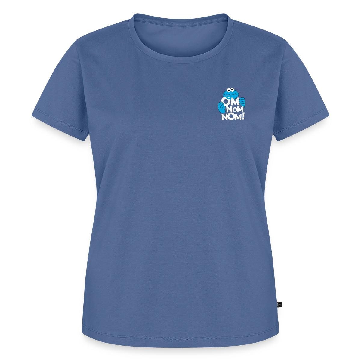 T-Shirt Sesamstraße Krümelmonster Om Nom Nom Klein Frauen Premium T-Shirt