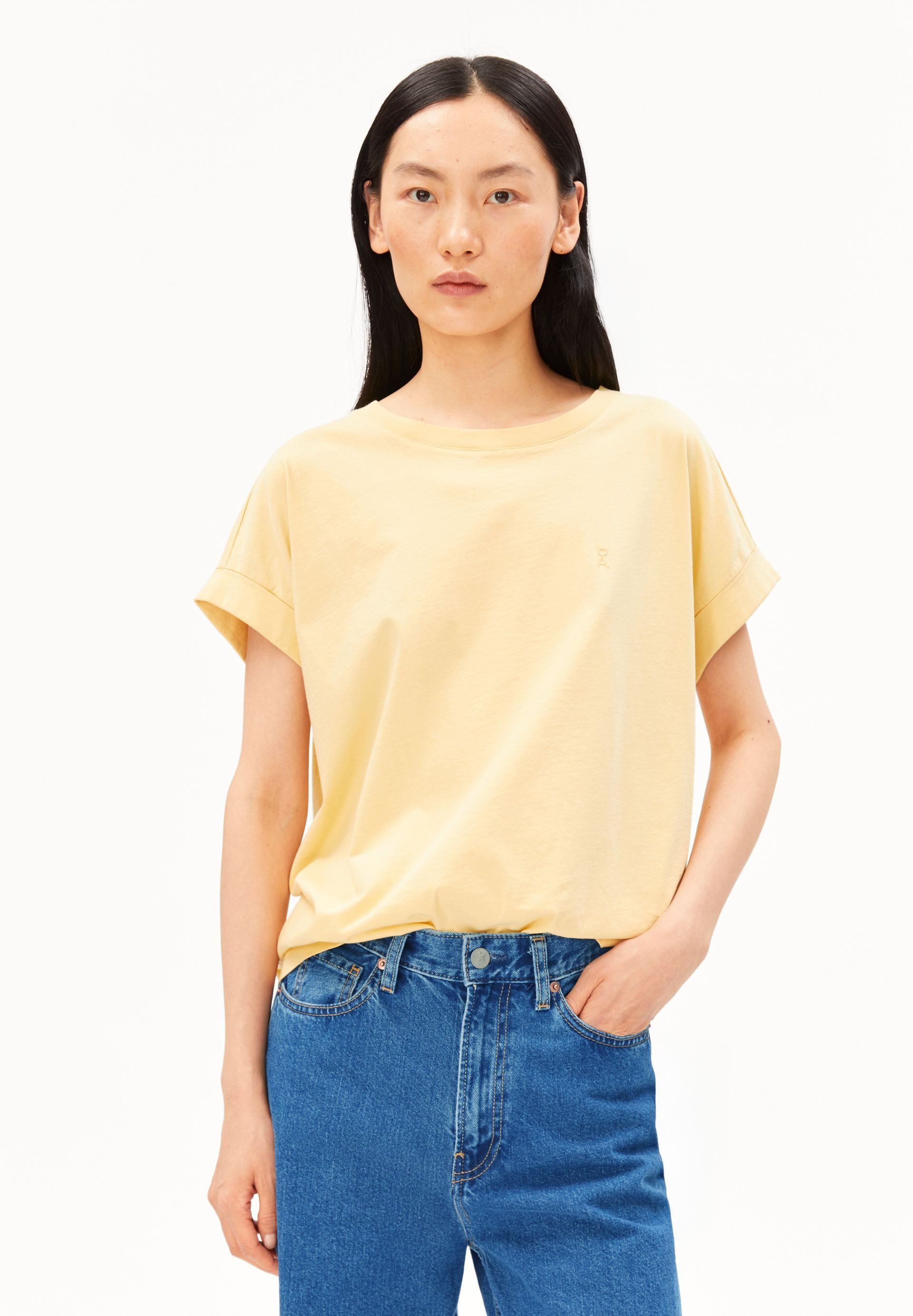 Armedangels T-Shirt IDAARA T-Shirt aus Bio-Baumwolle Loose Fit