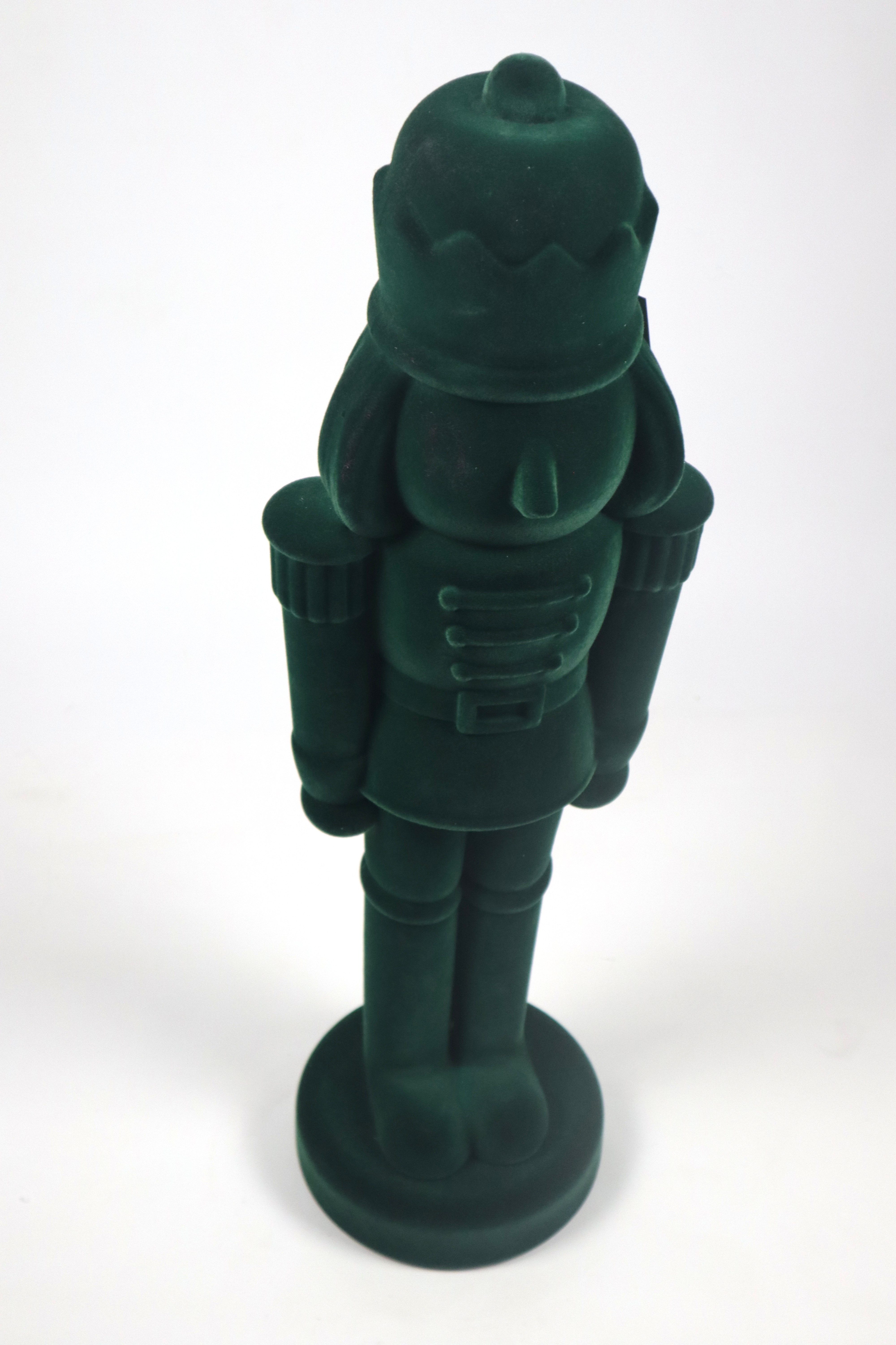 AM Design Weihnachtsfigur Nussknacker mit samtweichem Flock, in verschiedenen Größen und Цвета(ов)