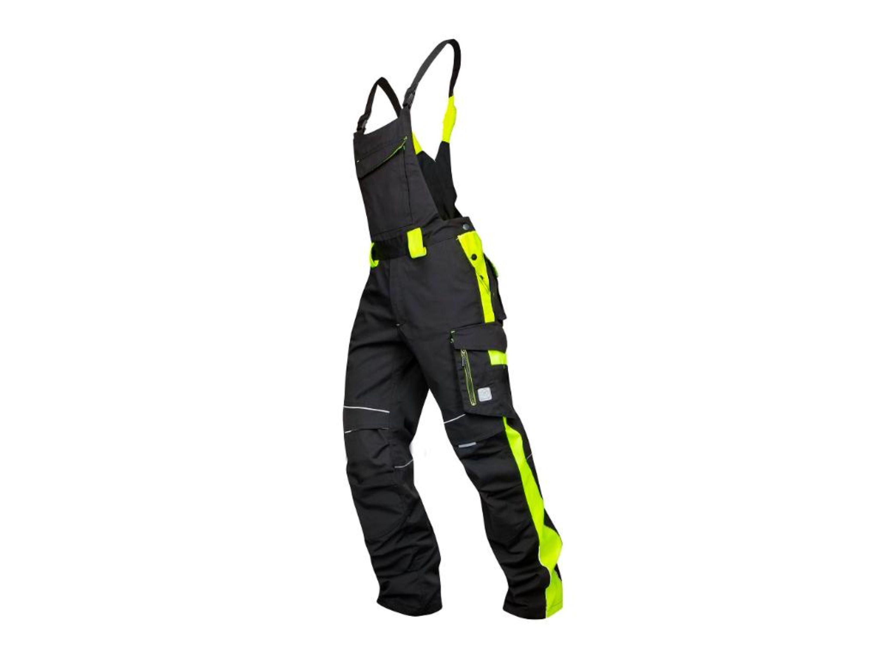 Ardon Safety Arbeitshose Latzhose ARDON®NEON schwarz-gelb