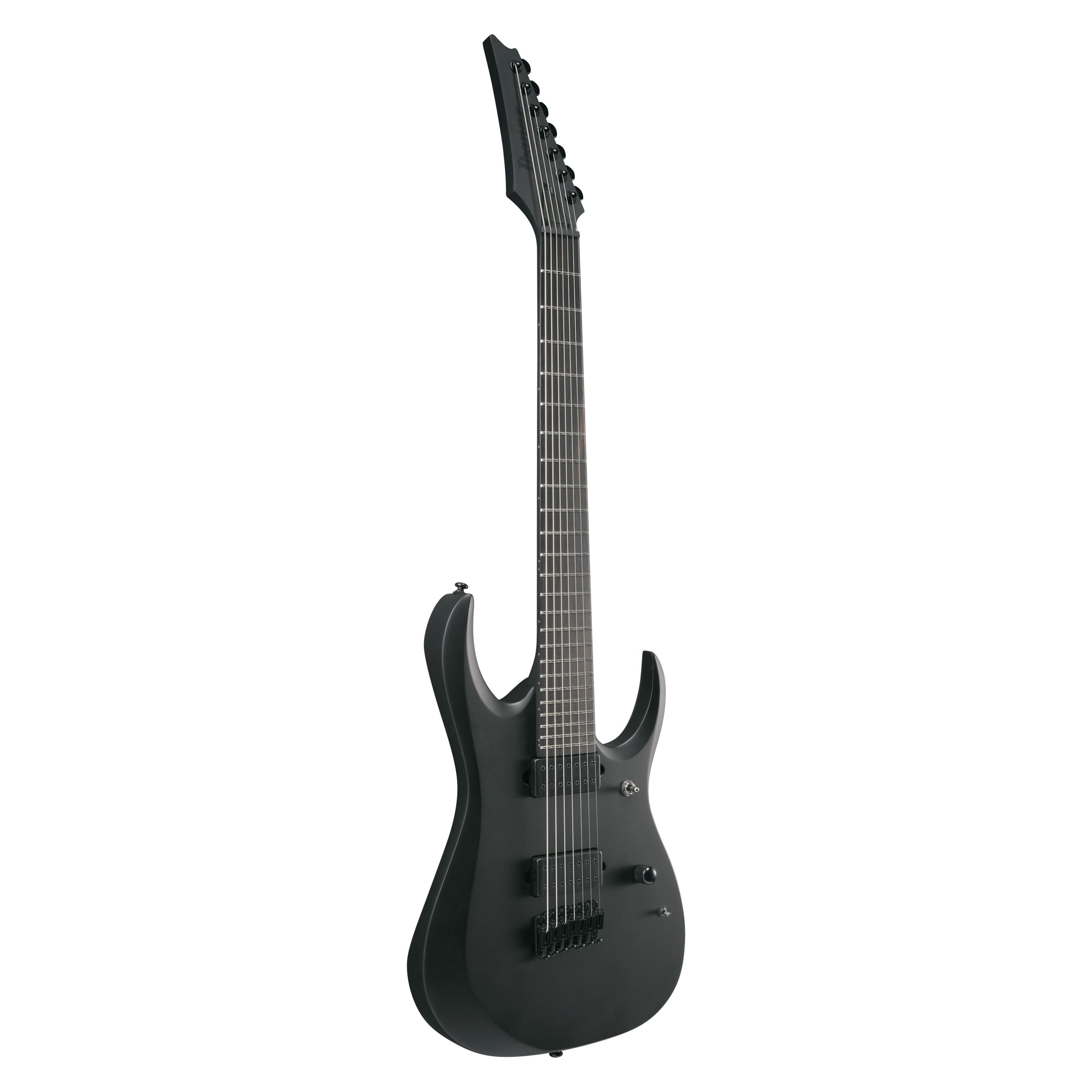 Ibanez E-Gitarre, E-Gitarren, Ibanez Modelle, Iron Label RGDRB71-BKF Black Flat - E-Gitarre