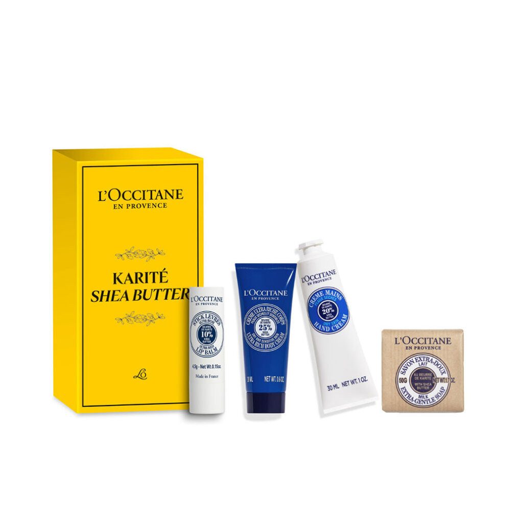 L'OCCITANE Hautpflege-Set SHEA CASE 4 pcs