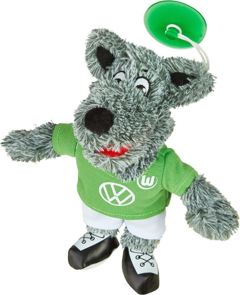 VfL Wolfsburg Plüschfigur VFL Wolfsburg Wölfi mit Saugnapf