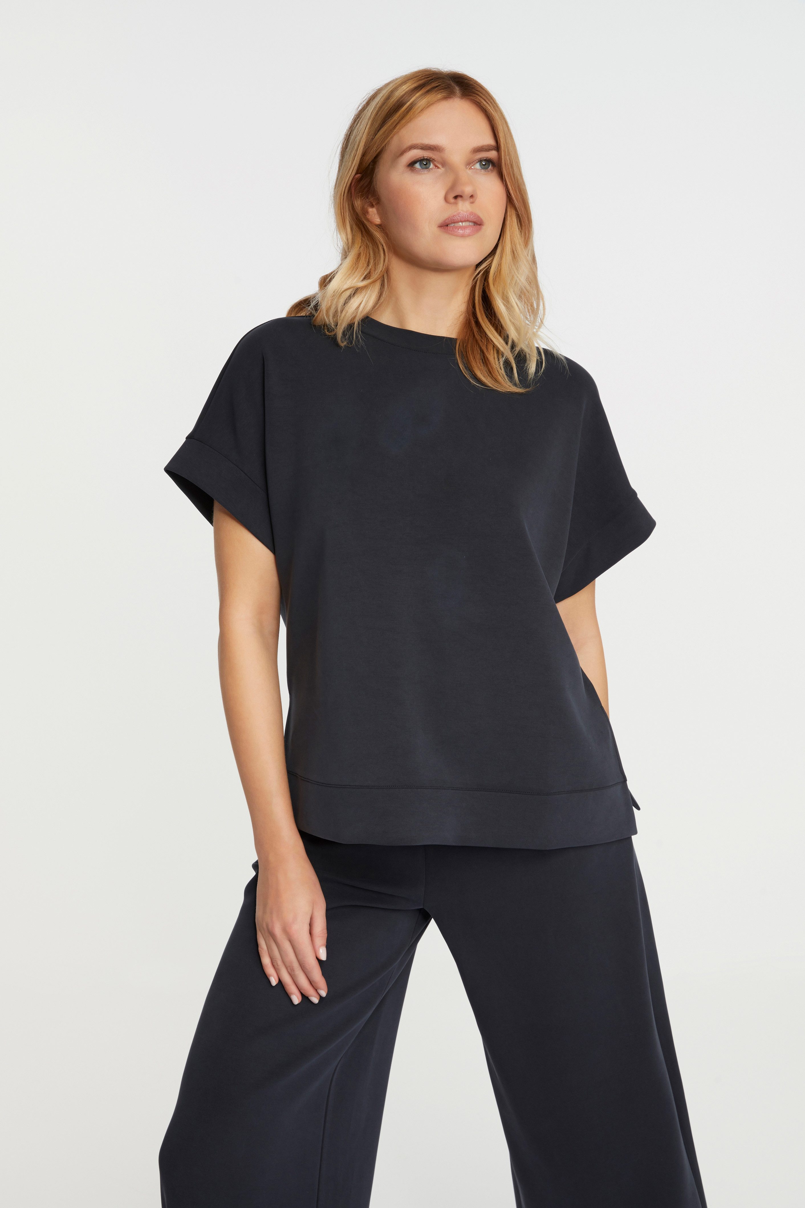RICHROYAL Sweatshirt aus weicher, fester, gepeachter Qualität