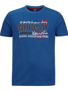 Jan Vanderstorm T-Shirt JACOB mit stylischem Norwegenprint