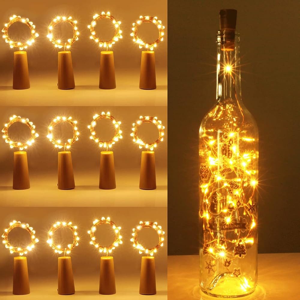 PRECORN LED-Lichterkette Flaschenlicht 12 Stk. – 10 LED Flaschenlichterkett günstig online kaufen