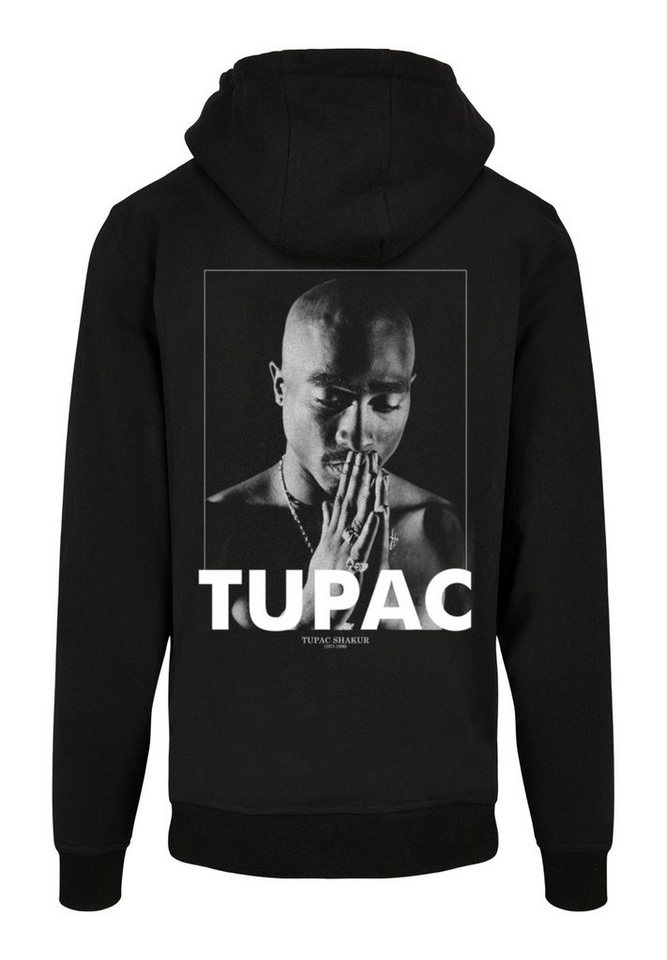 F4NT4STIC Kapuzenpullover Tupac Shakur Praying Print, Verstellbare Kapuze  und geräumige Kängurutasche