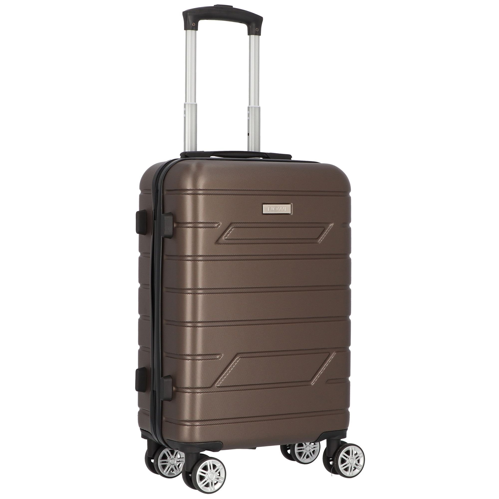 NOWI Handgepäck-Trolley Bergamo, 4 Rollen, ABS
