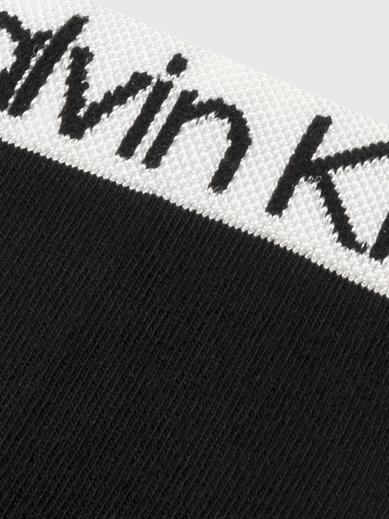 Calvin Klein Jeans Kurzsocken CK WOMEN QUARTER 2P LOGO WELT (2 Paar) Coolmax-Garn, Einheitsgröße passend von 37-41