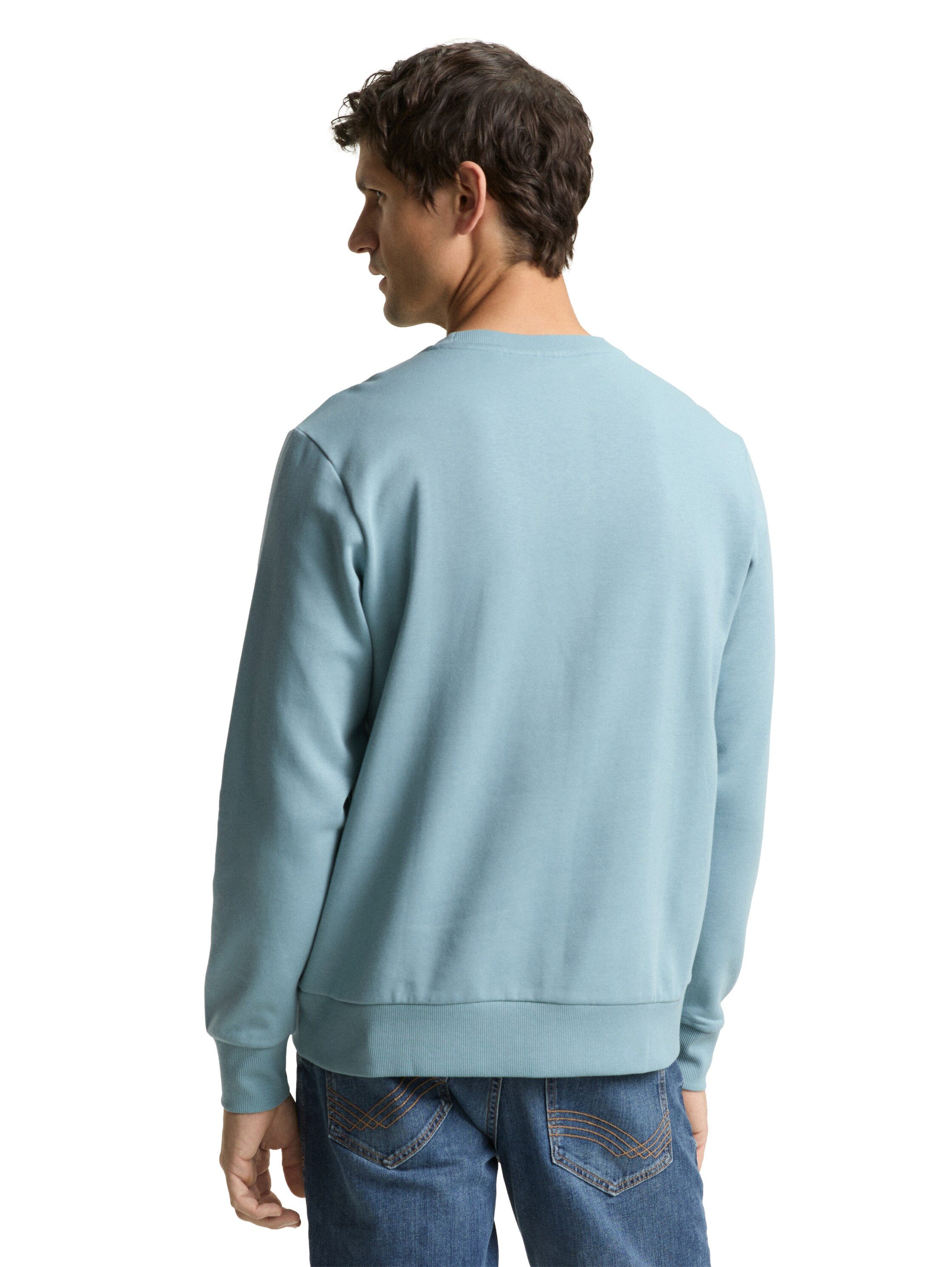 TOM TAILOR Sweatshirt mit Logo Stickerei