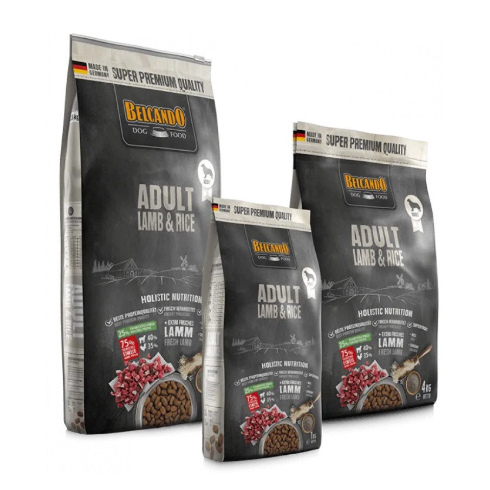 Belcando Adult Lamb & Rice - Trockenfutter für ernährungssensible Hunde, Trockenfutter für: Hunde, sensitiv, mit Reis
