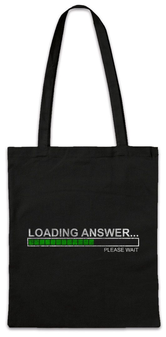 Beuteltasche Loading Answer Stofftasche Fun Binary Code Binär World Informatiker