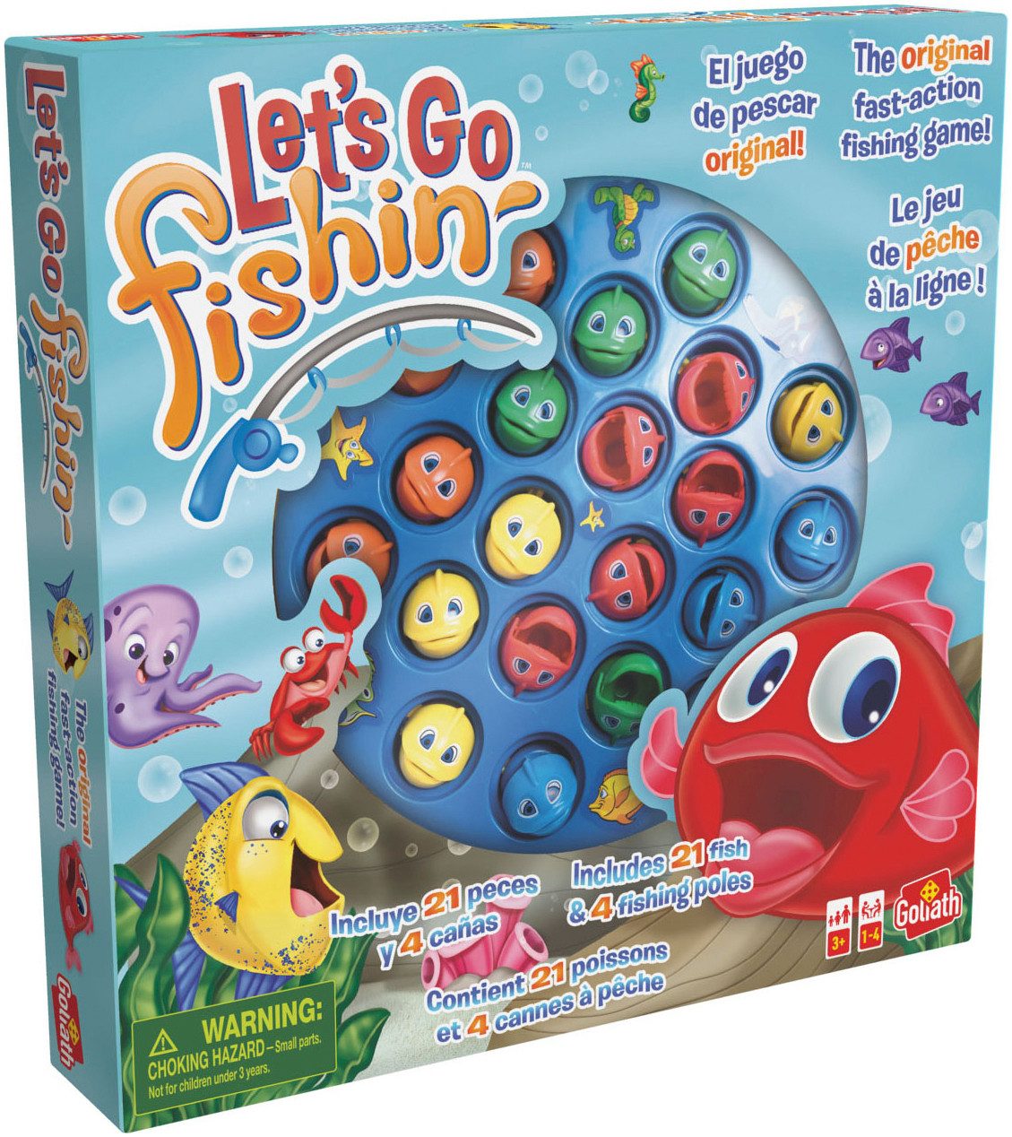 Goliath® Spiel Angelspiel Lets go Fishin', Kinderspiel