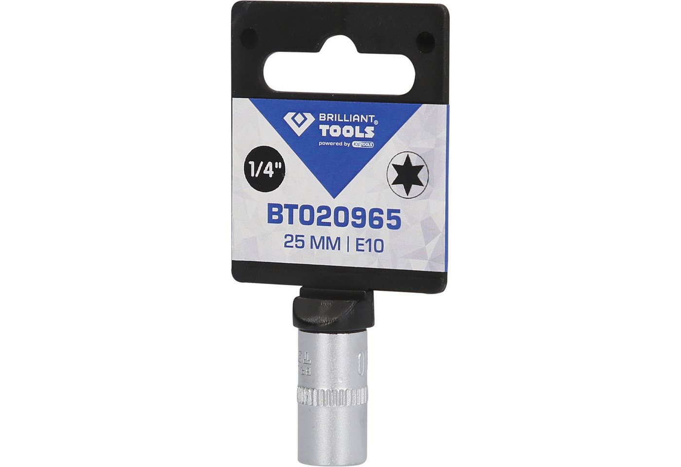 Thumbnail - Brilliant Tools Bit- und Steckschlüsselset BRILLIANT TOOLS 1/4" Torx-E-Stecknuss E10 - BT020965