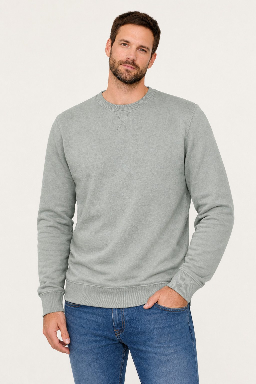 Sweatshirt Herren, Pullover Baumwolle