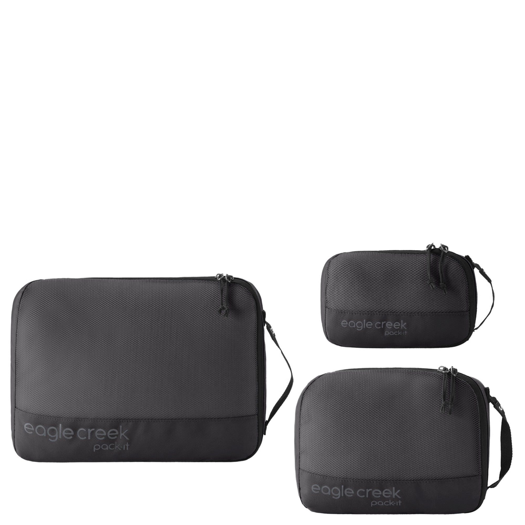 Eagle Creek Kofferorganizer Pack-It Reveal Cube Set XS/S/M 3tlg. - Packsack (black)