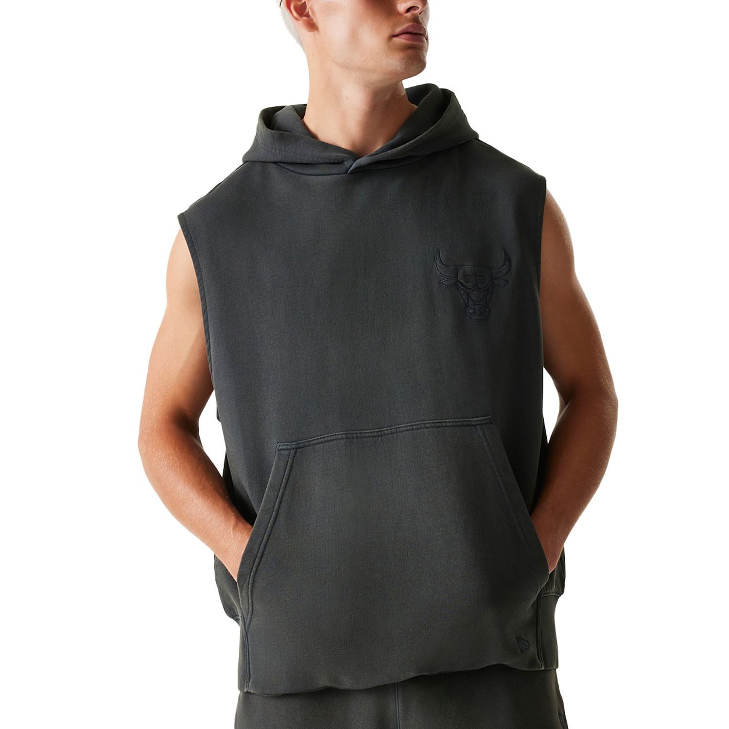 New Era Kapuzenpullover Sleeveless WASHED Chicago Bulls