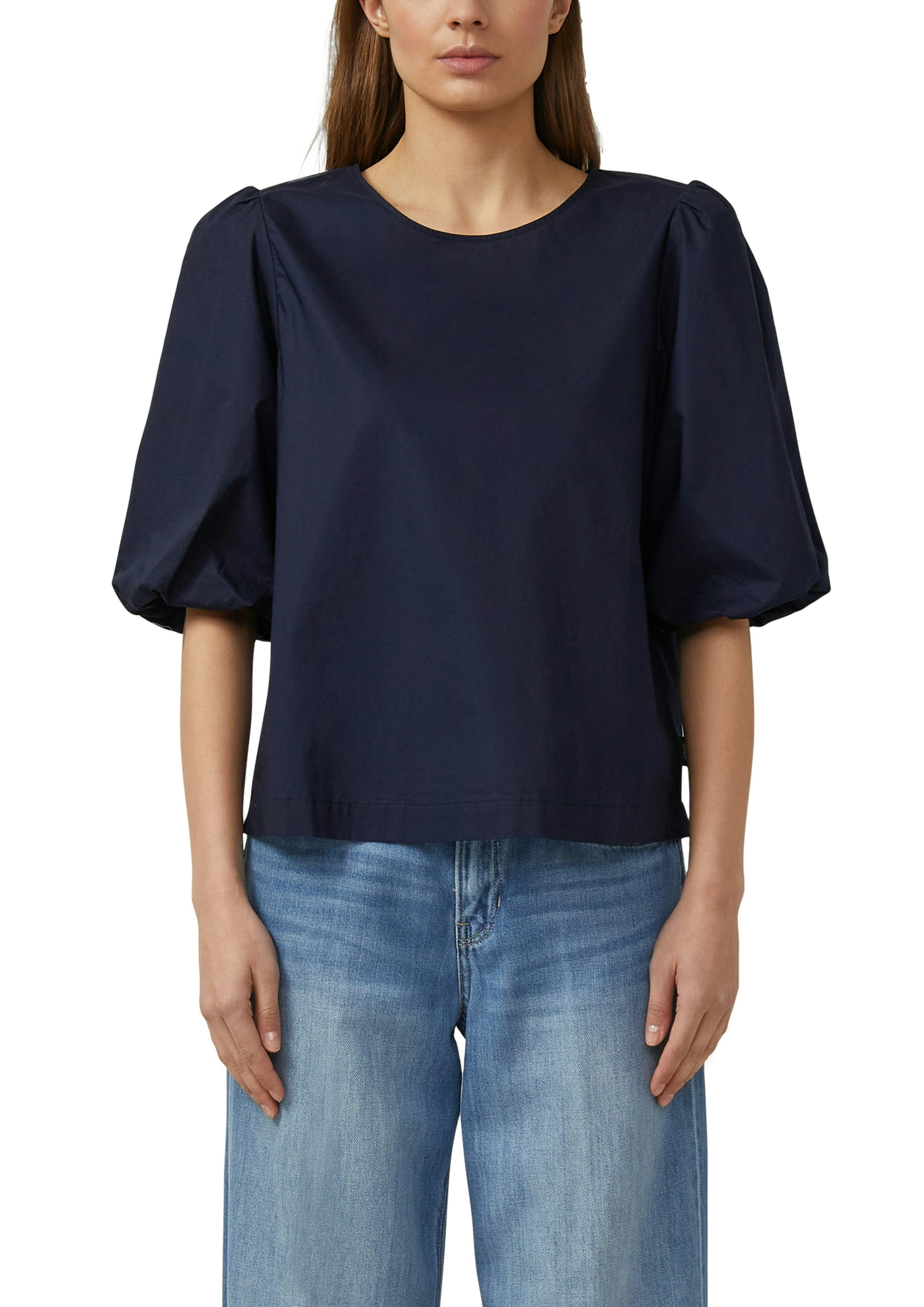 s.Oliver Schlupfbluse mit weitem Hallbarm und Knopfvershcluss