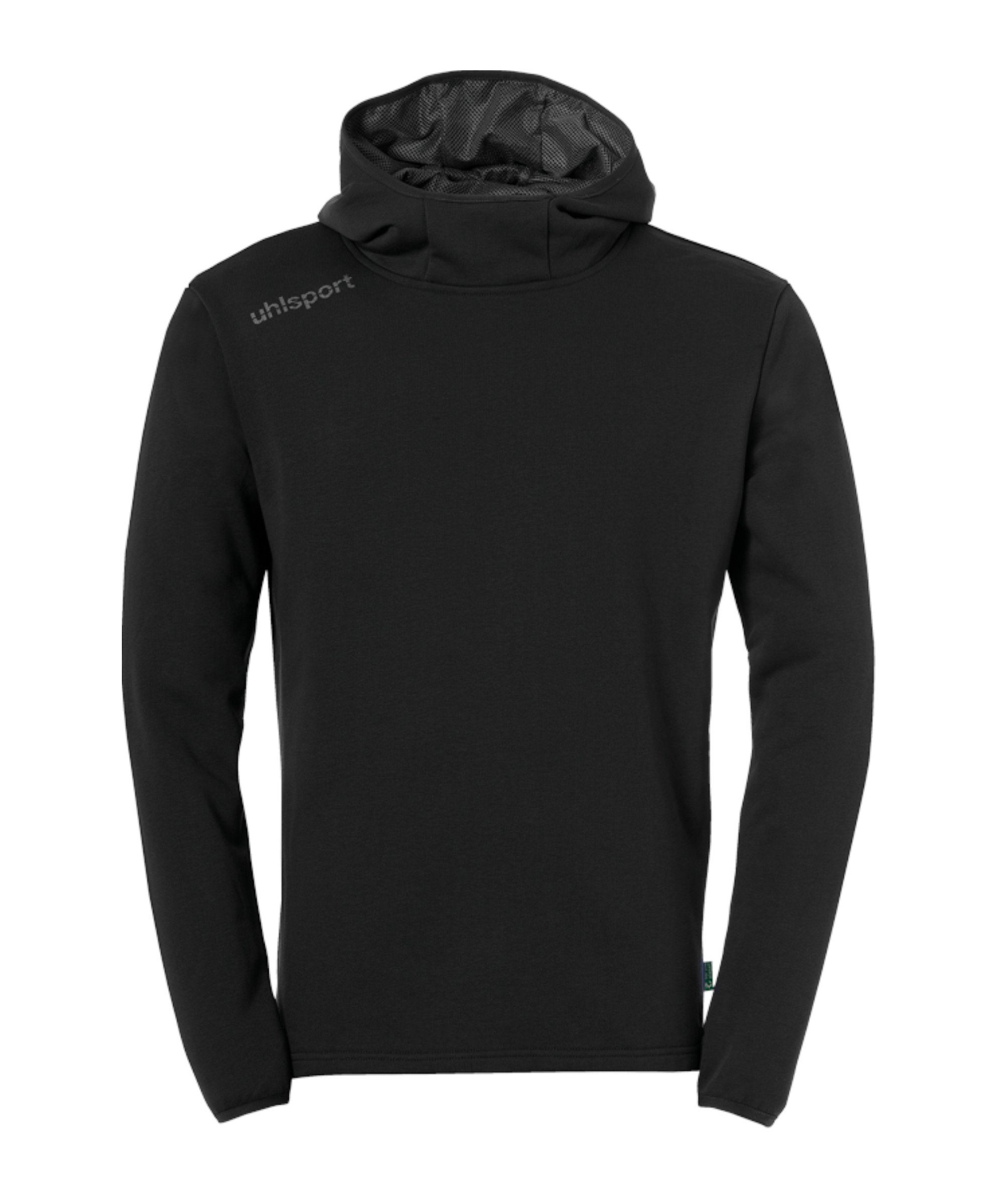 uhlsport Sweater Essential Hoody Dunkel schwarz