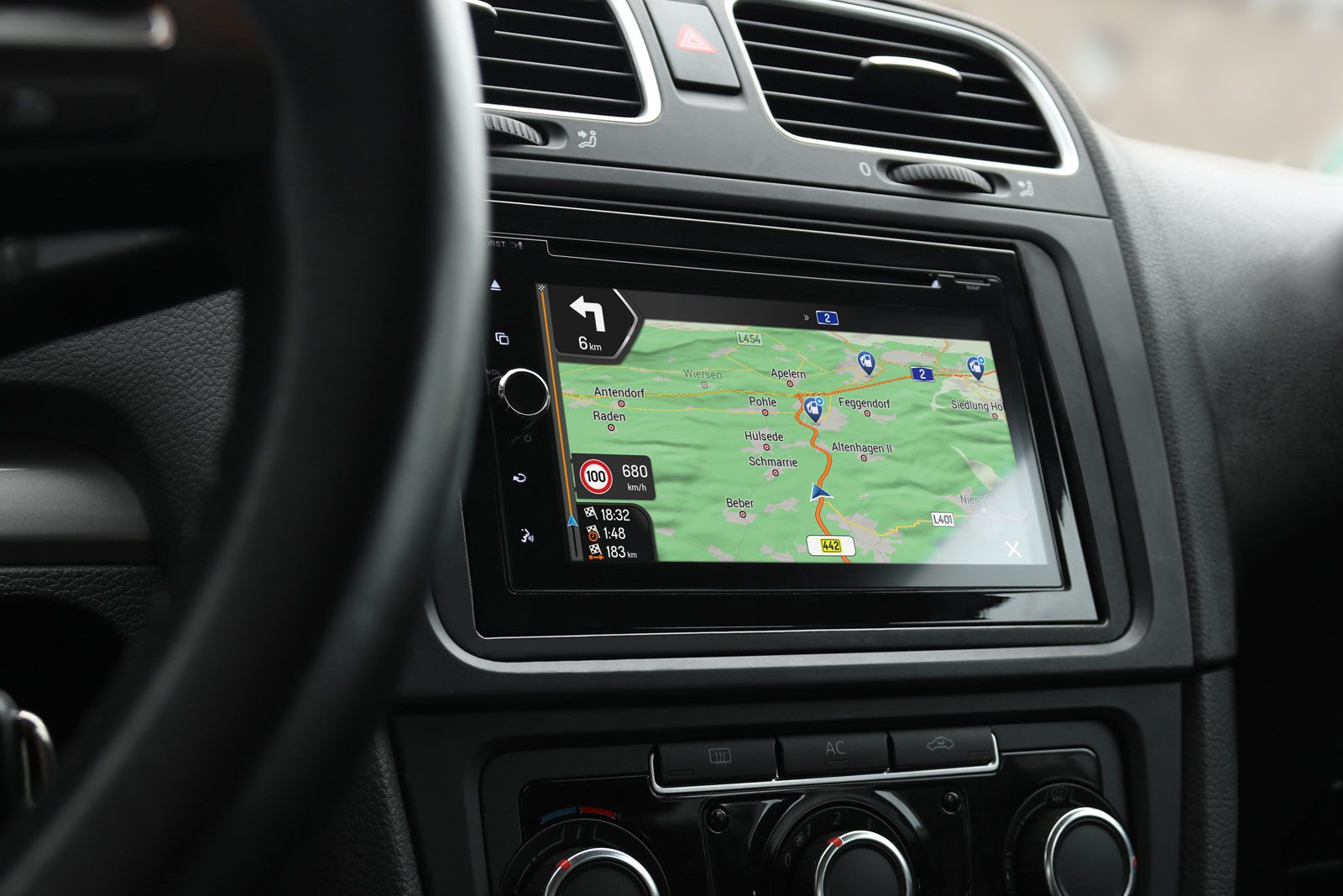 Blaupunkt Blaupunkt Hannover 700 DAB 2-DIN Car-Multimedia (6,75) DAB+/Navi Autoradio