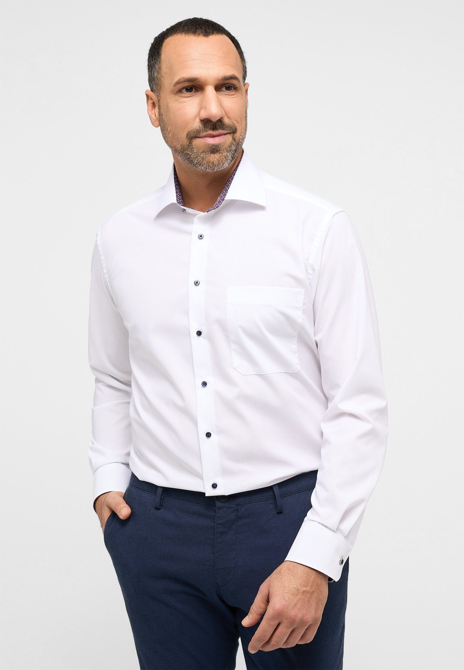 Eterna Langarmhemd COMFORT FIT NON IRON (bügelfrei)