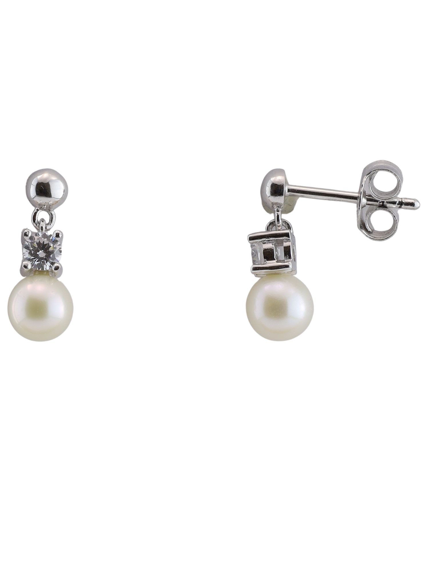 Miamar Ohrring-Set 1166892, MIAMAR 1166892 Damen Ohrringe Sterling-Silber 925 Silber weiß