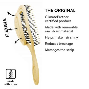 CHIARA AMBRA Haarbürste CHIARA AMBRA Spiral Haarbürste, Stroh, gelb Haarbürste ohne Ziepen, 1-tlg.