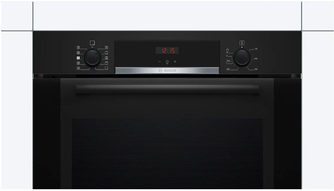BOSCH Backofen Dampffunktion EcoCleanDirect Teleskopauszug 71 Liter schwarz 60 cm