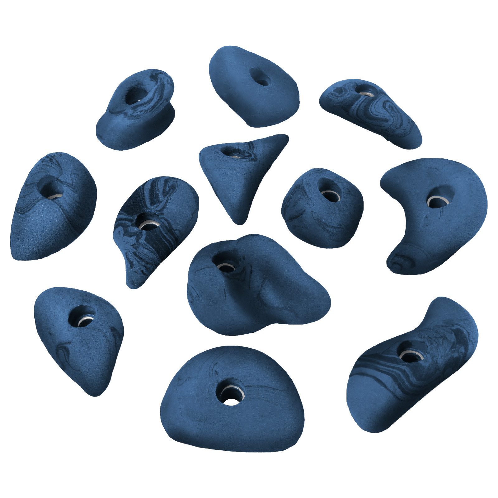blau-meliert