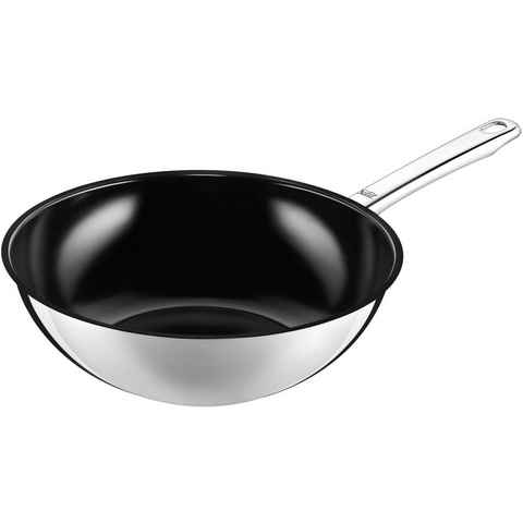 Silit Wok Wuhan, Edelstahl 18/10 (1-tlg), Ø 28 cm, Induktion