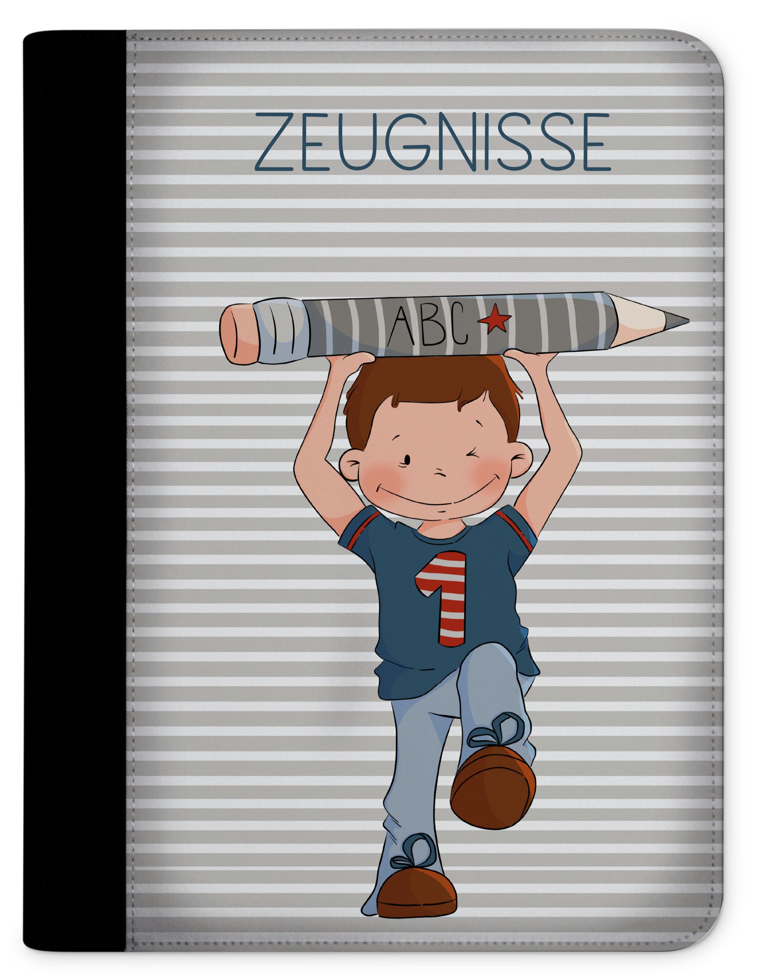CreaDesign Schreibmappe Kinder Zeugnismappe, Dokumentenmappe, Ordner A4, Junge (1-St)